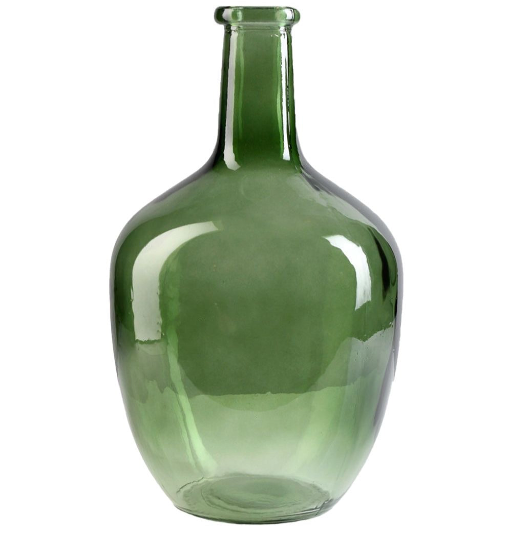 Green Bottle glass Vase