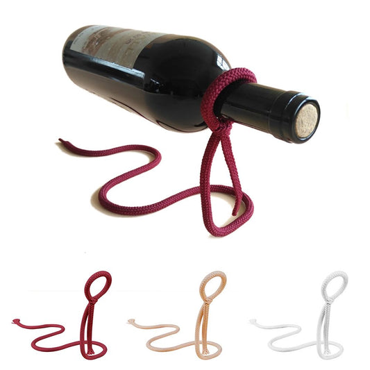 Rope wine holder